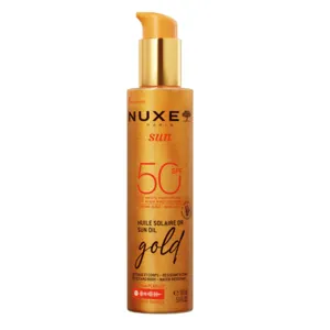 Nuxe Sun huile solaire or SPF 50 visage et corps