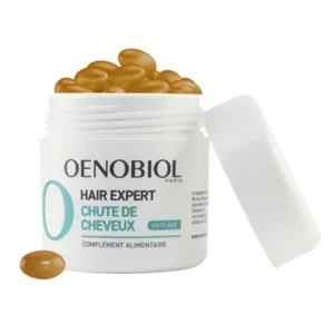 Comprimés Chute de cheveux Oenobiol Hair Expert Anti Age