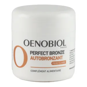 Capsule d'autobronzant Peau claire Oenobiol Perfect Bronze