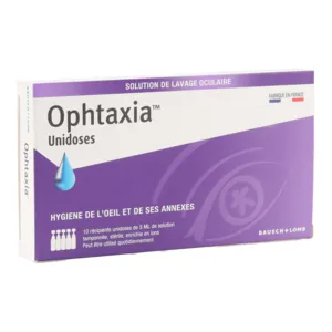 Ophtaxia solution de lavage oculaire en unidoses