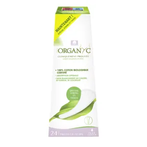 Organyc protège slips spécial string et tanga Flux léger