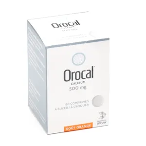 Orocal comprimés de calcium 500 mg