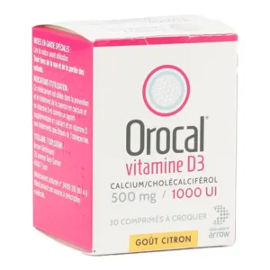 Médicament Orocal Vitamine D3
