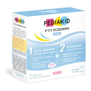 Pediakid Ptit eczederm duo creme apaisante et probiotiques