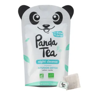 Infusion détox bio Night Cleanse Panda Tea en sachet