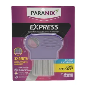 Peigne anti poux lentes et oeufs Paranix