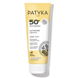 Patyka Lait solaire corps Peaux sensibles SPF 50+