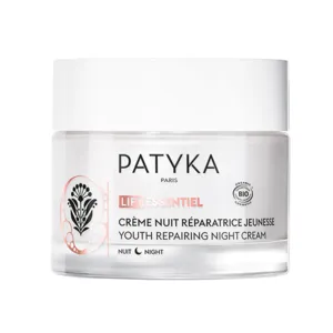 Patyka crème nuit réparatrice jeunesse bio anti âge