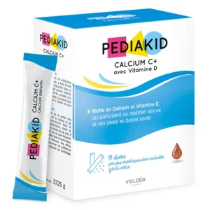 Stick goût cola Pediakid Calcium C+ avec vitamine D