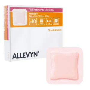 Pansement Allevyn Gentle Border Lite Carré