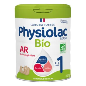 Physiolac Bio AR lait 1er âge contre les régurgitations