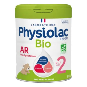 Physiolac Bio AR2 lait en poudre anti régurgitation