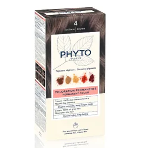 Coloration PhytoColor permanente Châtain 4