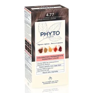 Coloration PhytoColor permanente Châtain marron profond 4,77