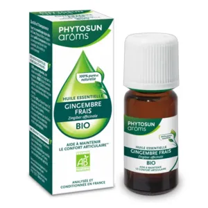Phytosun Arôms Gingembre Bio huile essentielle pour la digestion