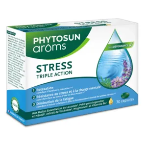 Capsules triple action stress Phytosun Arôms
