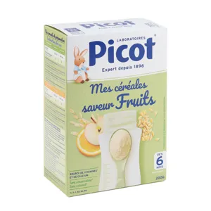 Mes céréales bébé Picot saveur Fruits