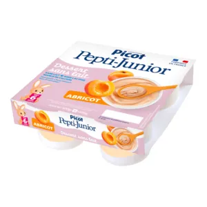 Crème dessert abricot Picot Pepti Junior sans lait