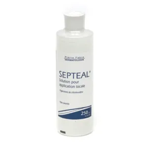 Septeal solution antiseptique pour désinfecter une plaie