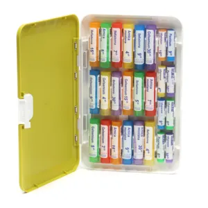 Pilulier Pilbox Homéo tubes et doses homéopathiques