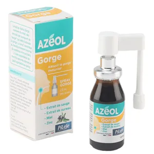 Pileje Azéol spray mal de gorge