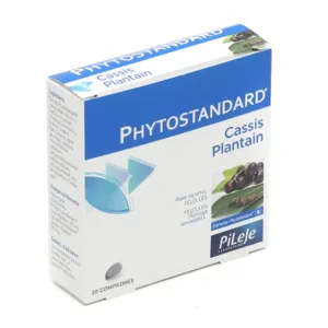 Pileje Phytostandard comprimés cassis plantain mal de gorge