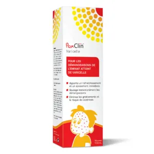 Mousse rafraîchissante PoxClin varicelle