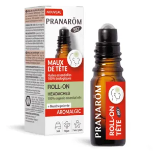 Roll on Maux de tête Pranarom Aromalgic bio