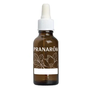 Flacon pipette compte-goutte en verre brun Pranarom