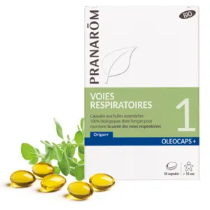 Pranarôm capsules Oleocaps 1 Voies respiratoires Bio