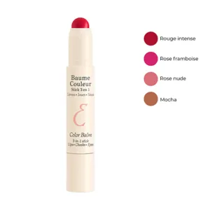 Embryolisse baume couleur stick 3 en 1 lèvres joues yeux