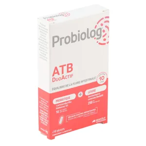Probiolog ATB DuoActif gélules probiotique et levure