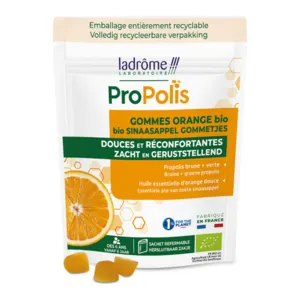 Gomme Propolis et orange Ladrôme