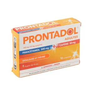 Prontadol adulte caféine