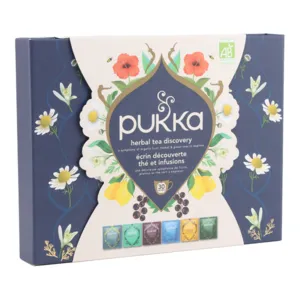 Pukka écrin découverte 6 thé et infusions bio sachets