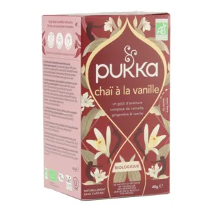 Pukka tisane bio chaï à la vanille sachets