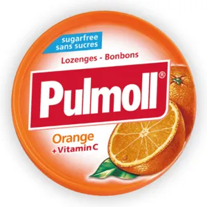 Pulmoll pastille orange sans sucre
