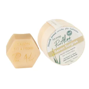 Pur Aloé savon Aloe Vera 20 % surgras Bio