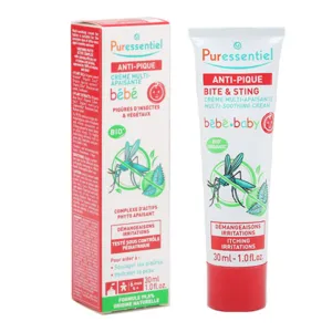 Puressentiel Anti Pique bébé Crème apaisante contre les piqures