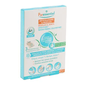 Patchs froids Puressentiel Articulations et Muscles Cryo Pure