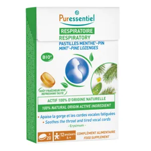 Puressentiel pastilles respiratoires Menthe et Pin