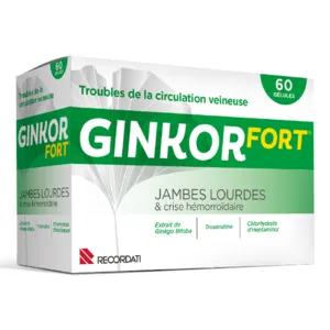 Ginkor Fort gélule jambes lourdes
