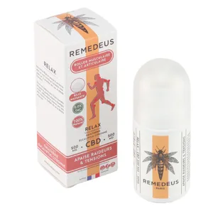 Remedeus Relax CBD Roll-on de massage muscles et articulations