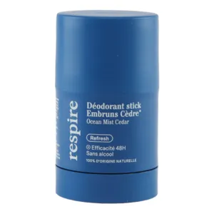 Respire Déodorant en stick Embruns Cèdre