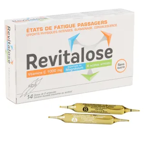 Revitalose en ampoule contre la fatigue