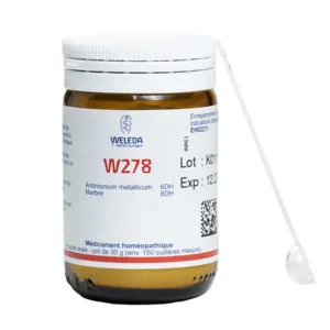 Médicament homéopathique Weleda W278