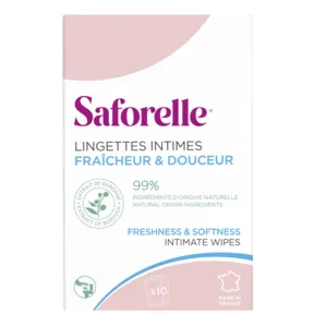 Saforelle lingettes hygiène intime sachets individuels