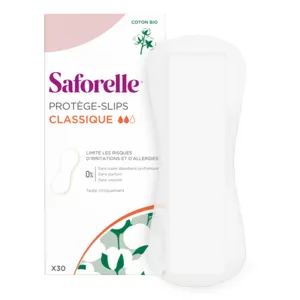 Saforelle protège-slips classique coton bio
