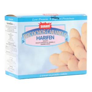 Sanavi Biscuits caramel pour régime pauvre en protéines