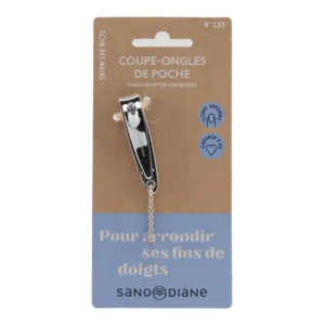 Coupe ongle de poche avec chainette Sanodiane